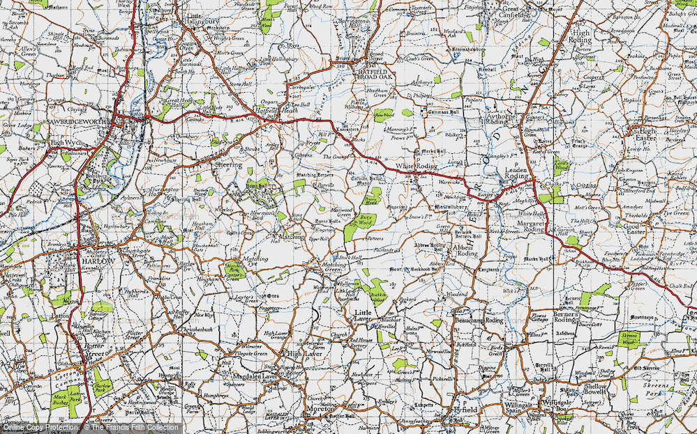 Old Map of Manwood Green, 1946 in 1946