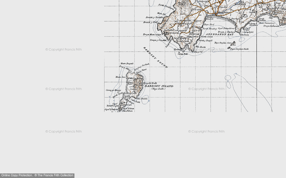Map Of Bardsey Island Npo633005 Large 