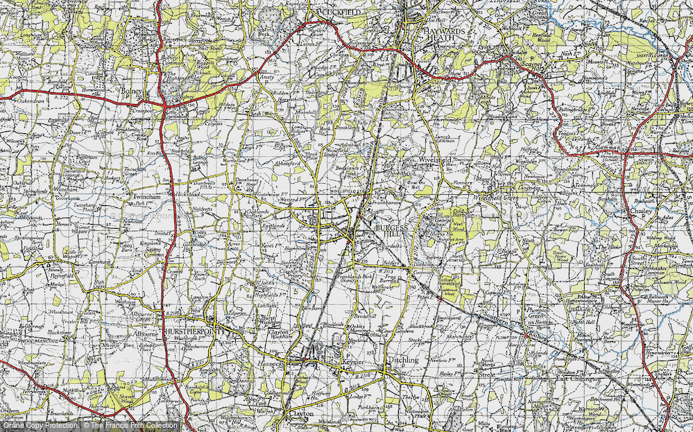 Old Maps of Burgess Hill Francis Frith