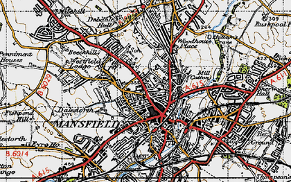 Mansfield photos, maps, books, memories - Francis Frith