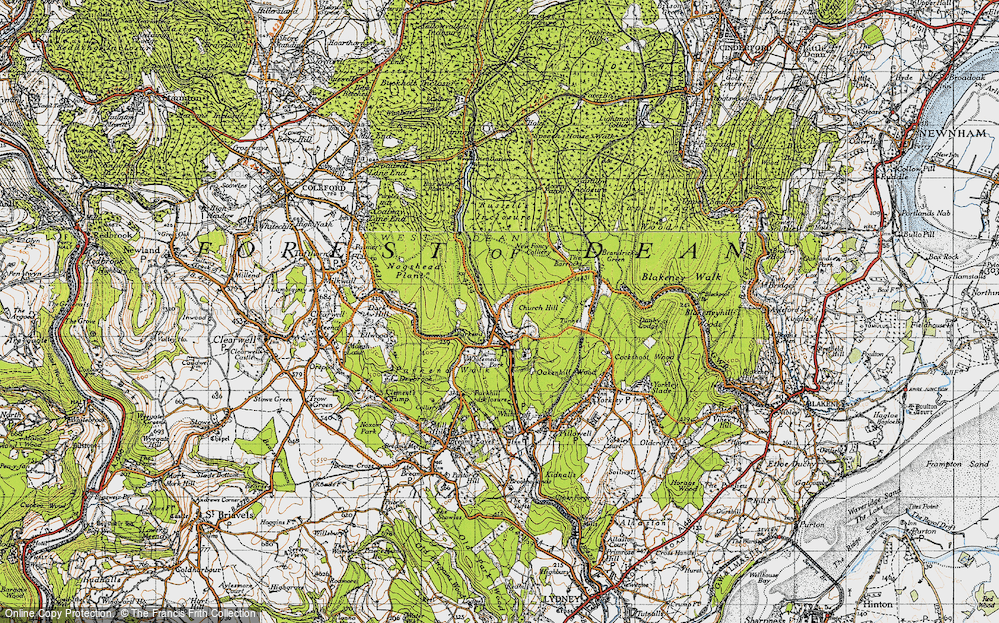 Old Maps Of Parkend Francis Frith