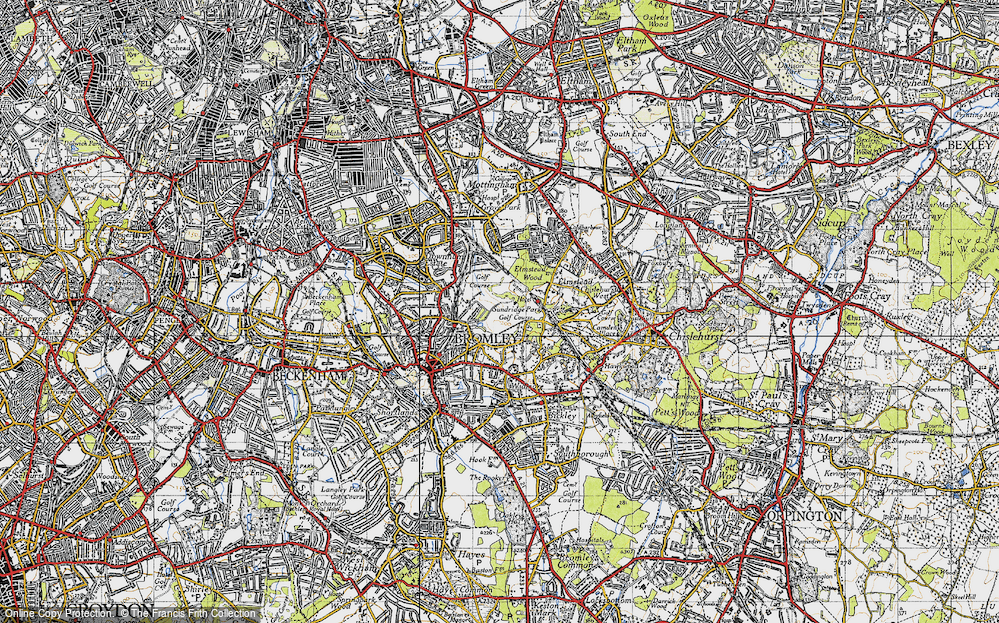 Old Maps of Sundridge Park - Francis Frith