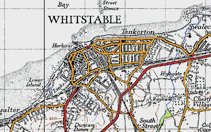 Whitstable Town Map