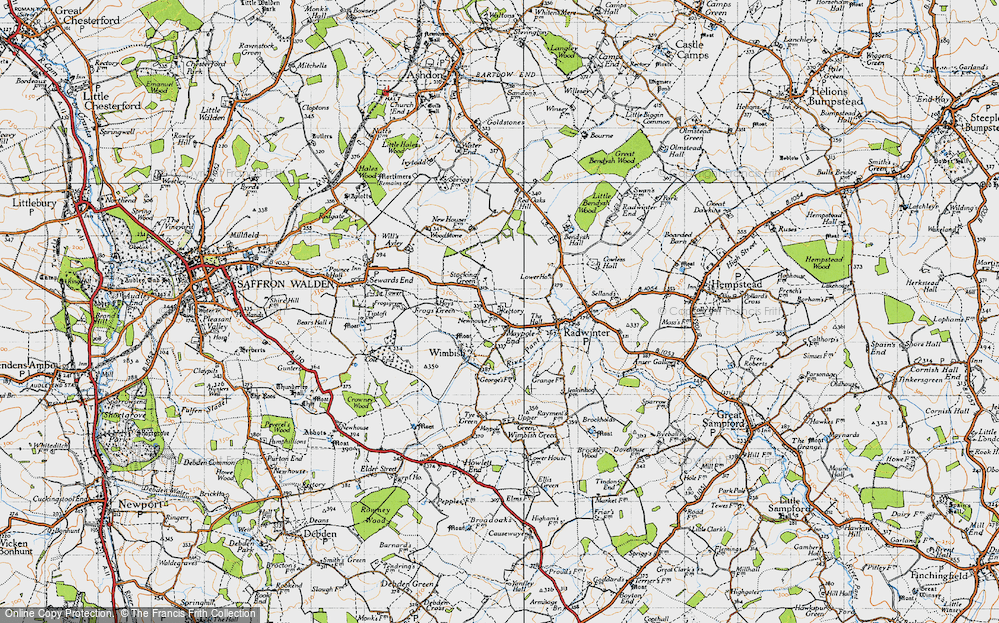 Old Map of Maple End, 1946 in 1946