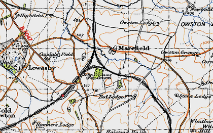 Old map of Marefield in 1946