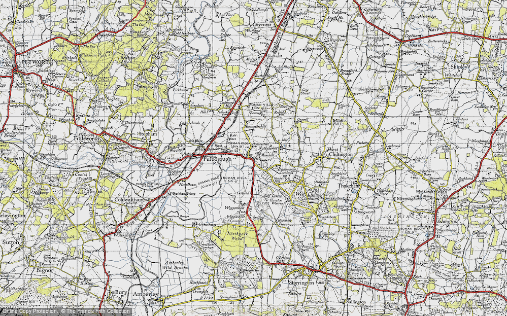 Old Map of Marehill, 1940 in 1940