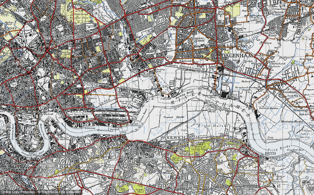 Old Map of Margaret, 1946 in 1946