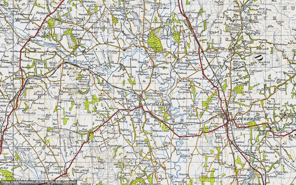 Old Map of Marjoriebanks, 1947 in 1947