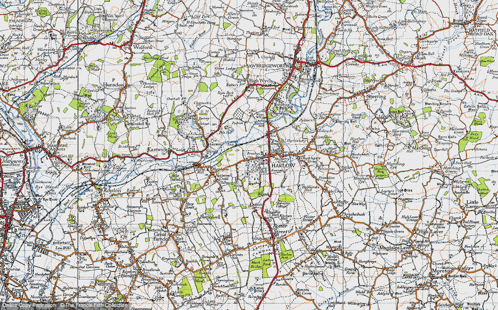 Old Map of Mark Hall North, 1946 in 1946