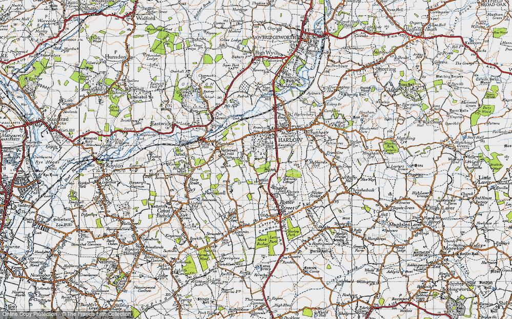 Old Map of Mark Hall South, 1946 in 1946