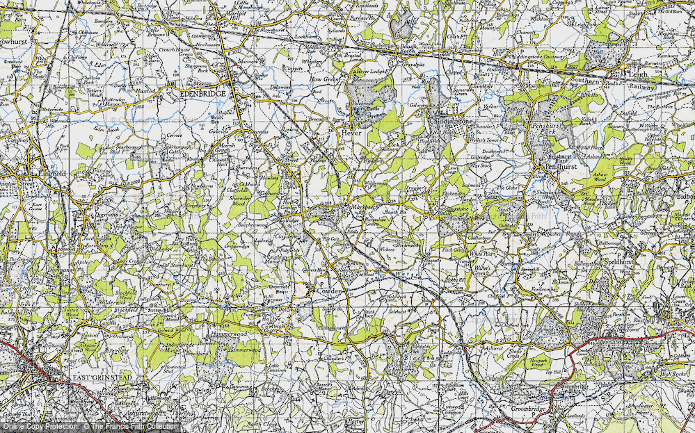 Old Map of Markbeech, 1946 in 1946