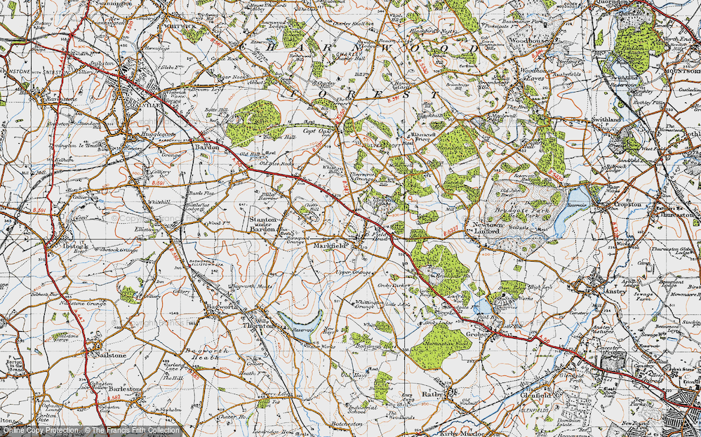 Old Map of Markfield, 1946 in 1946