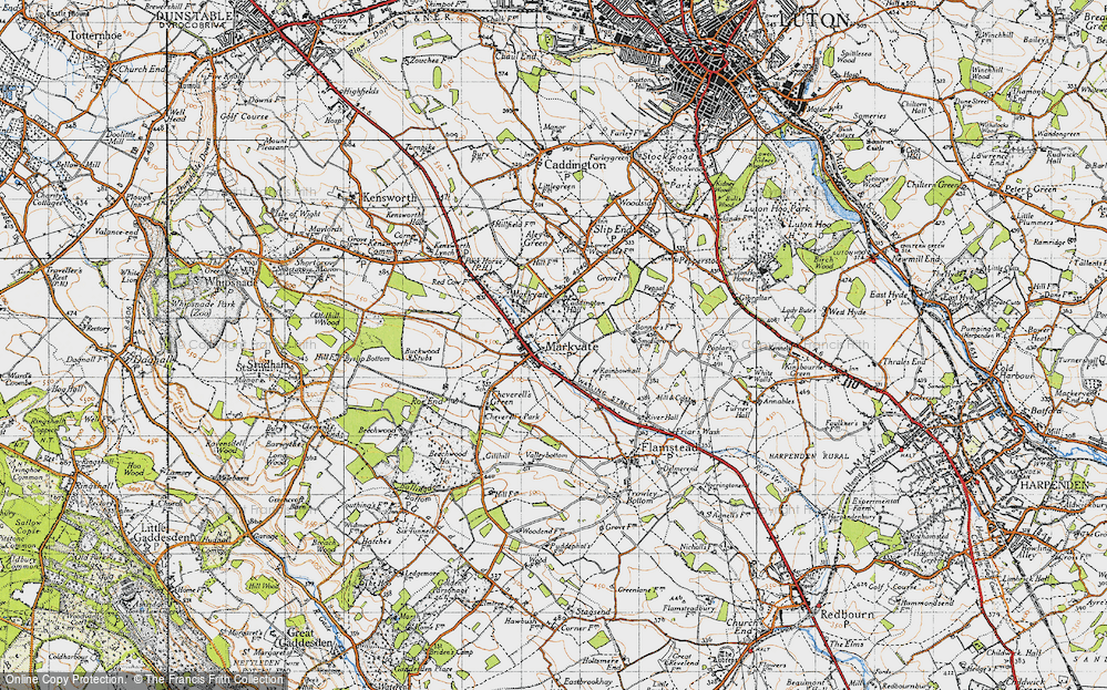 Old Map of Markyate, 1946 in 1946