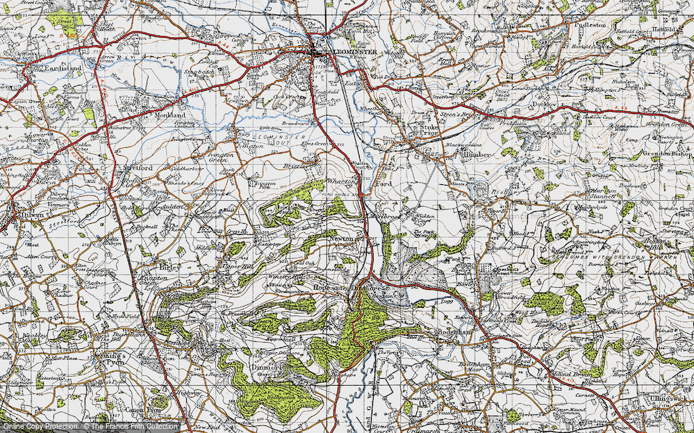 Old Map of Marlbrook, 1947 in 1947