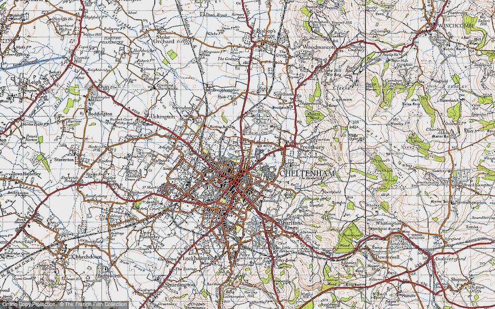 Old Map of Marle Hill, 1946 in 1946