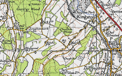 Old map of Marley in 1947
