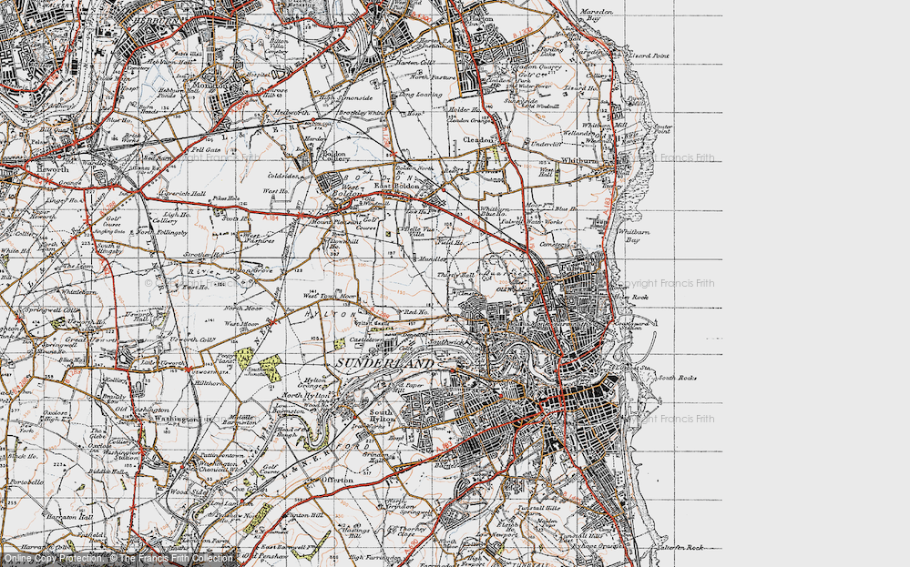Old Map of Marley Pots, 1947 in 1947