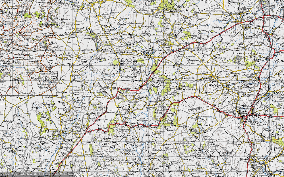 Old Map of Marsh, 1946 in 1946