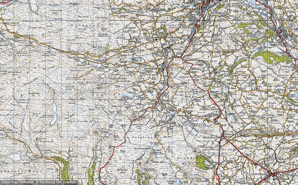 Old Map of Marsh, 1947 in 1947