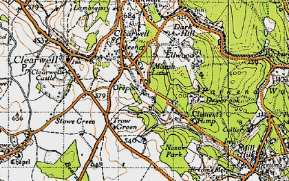 Old map of Marsh Lane in 1946