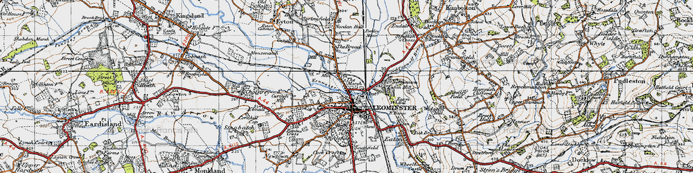 Old map of Marsh, The in 1947