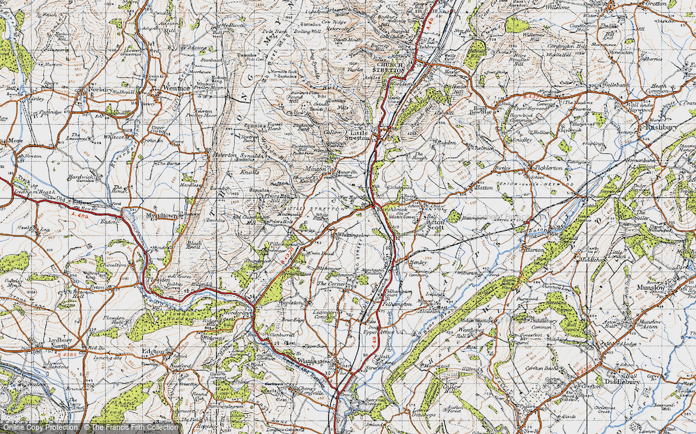 Old Map of Marshbrook, 1947 in 1947