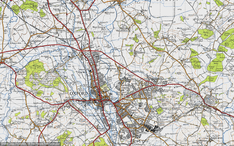 Old Map of Marston, 1946 in 1946