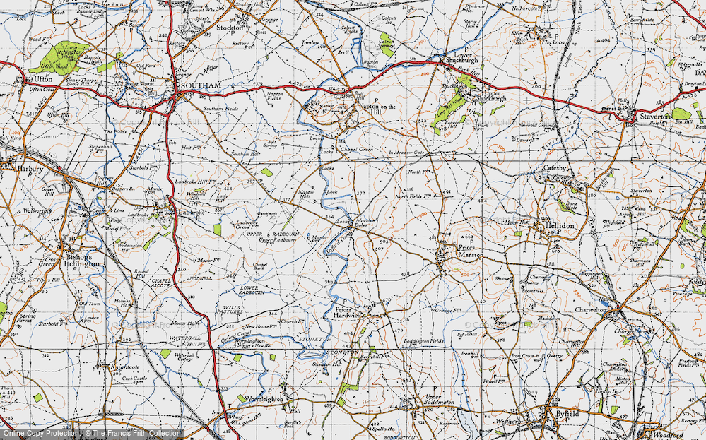 Old Map of Marston Doles, 1946 in 1946