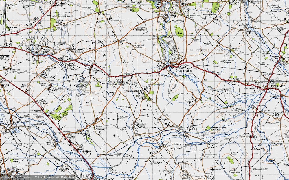 Old Map of Marston Hill, 1947 in 1947