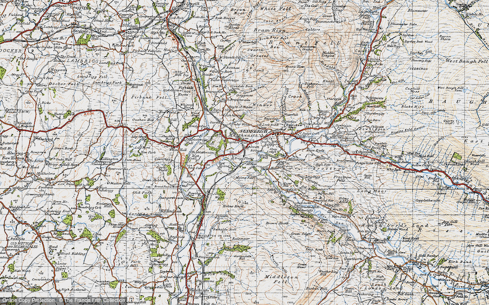 Old Map of Marthwaite, 1947 in 1947