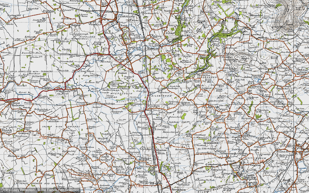Old Map of Matshead, 1947 in 1947