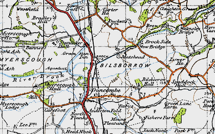 Old map of Matshead in 1947
