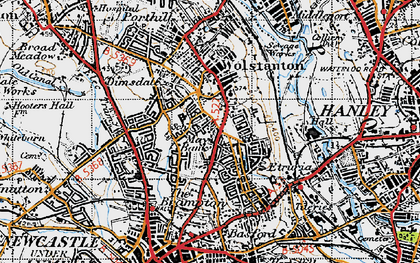 Old map of May Bank in 1946