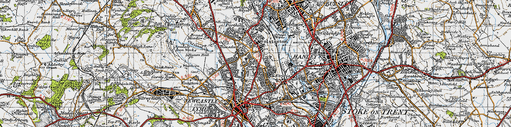 Old map of May Bank in 1946