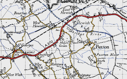 Old map of May's Green in 1946