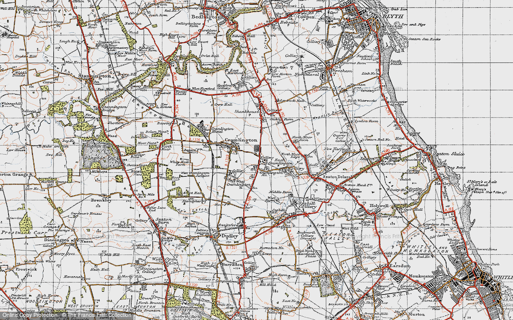 Old Map of Mayfield, 1947 in 1947