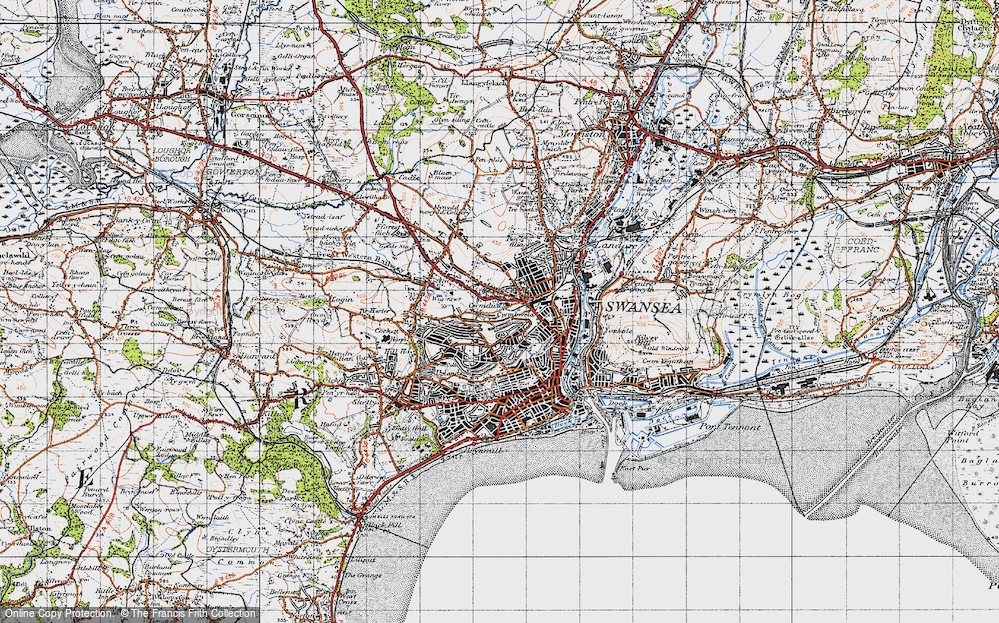 Old Map of Mayhill, 1947 in 1947