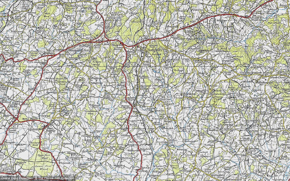 Old Map of Maynard's Green, 1940 in 1940