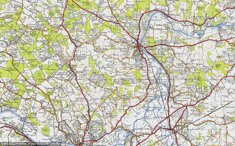 Old Map of Mays Green, 1947 in 1947