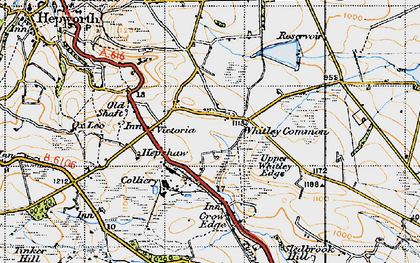 Old map of Maythorn in 1947