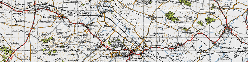 Old map of Maythorne in 1947