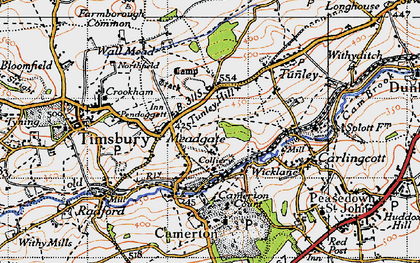 Old map of Meadgate in 1946