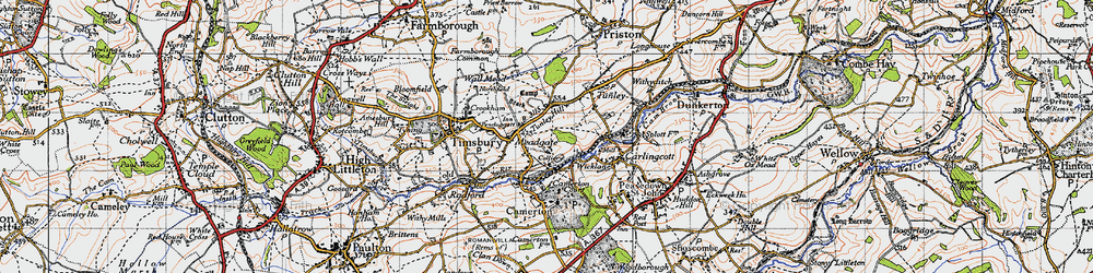 Old map of Meadgate in 1946