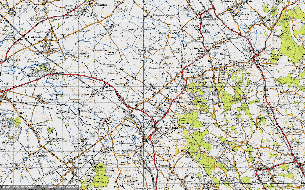 Old Map of Meadle, 1947 in 1947