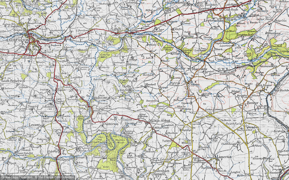 Old Map of Meadwell, 1946 in 1946