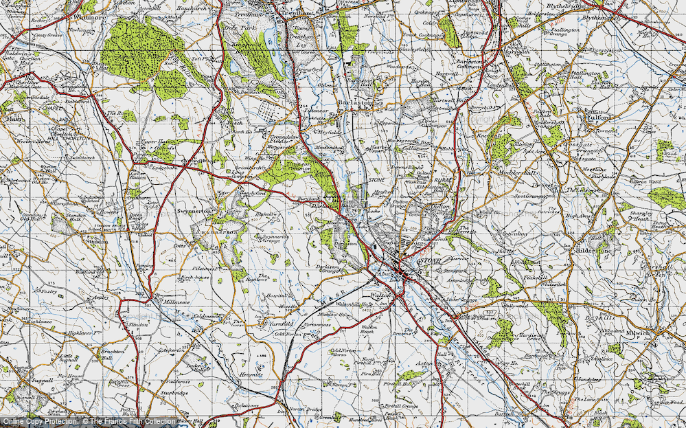 Old Map of Meaford, 1946 in 1946