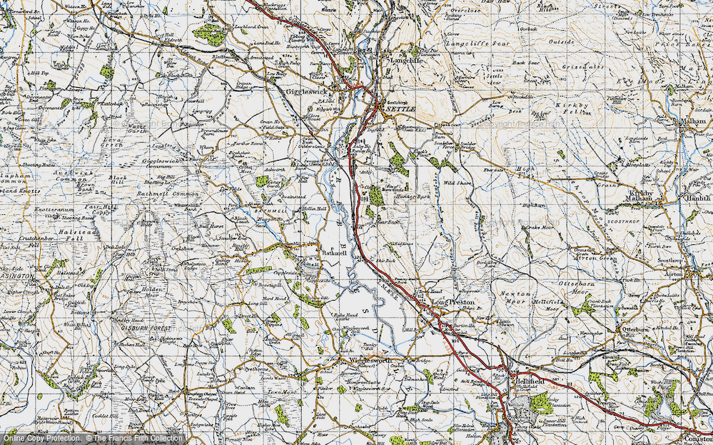 Old Map of Mearbeck, 1947 in 1947