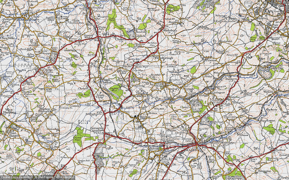 Old Map of Mearns, 1946 in 1946