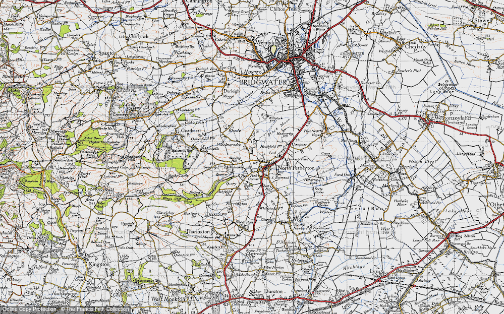 Old Map of Melcombe, 1946 in 1946