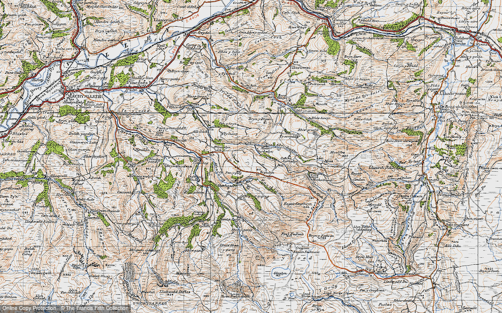 Old Map of Melinbyrhedyn, 1947 in 1947
